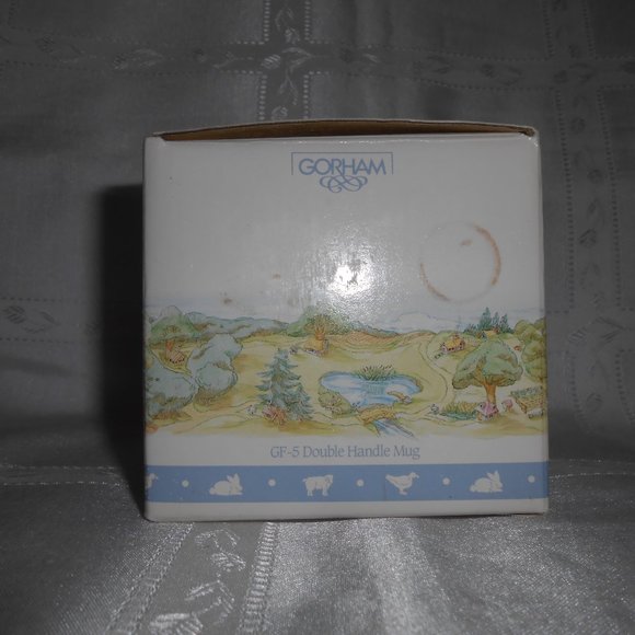 Vintage Gorham Gordon Fraser Baby Gifts Collection Double Handle Mug - Picture 8 of 11